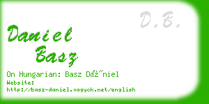 daniel basz business card